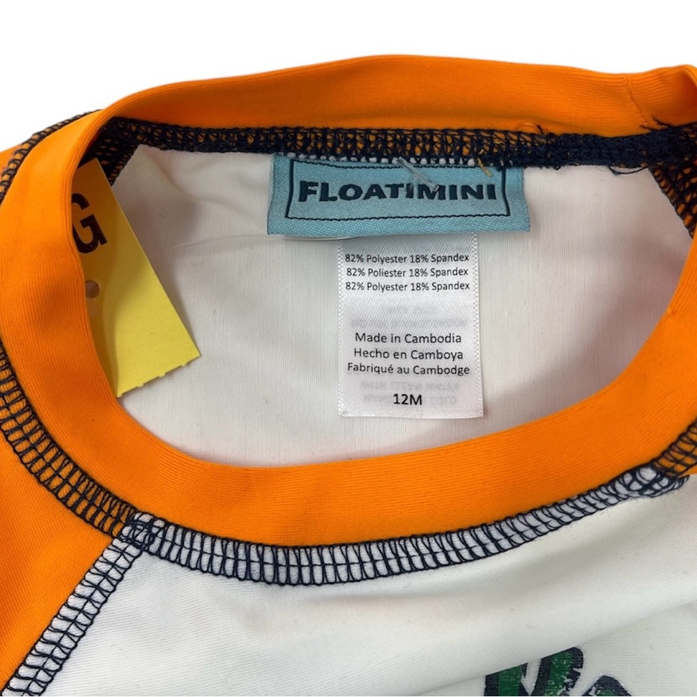 Floatimini Boy's Rashguard and Trunks Swim Set 12M - Picture 5 of 6